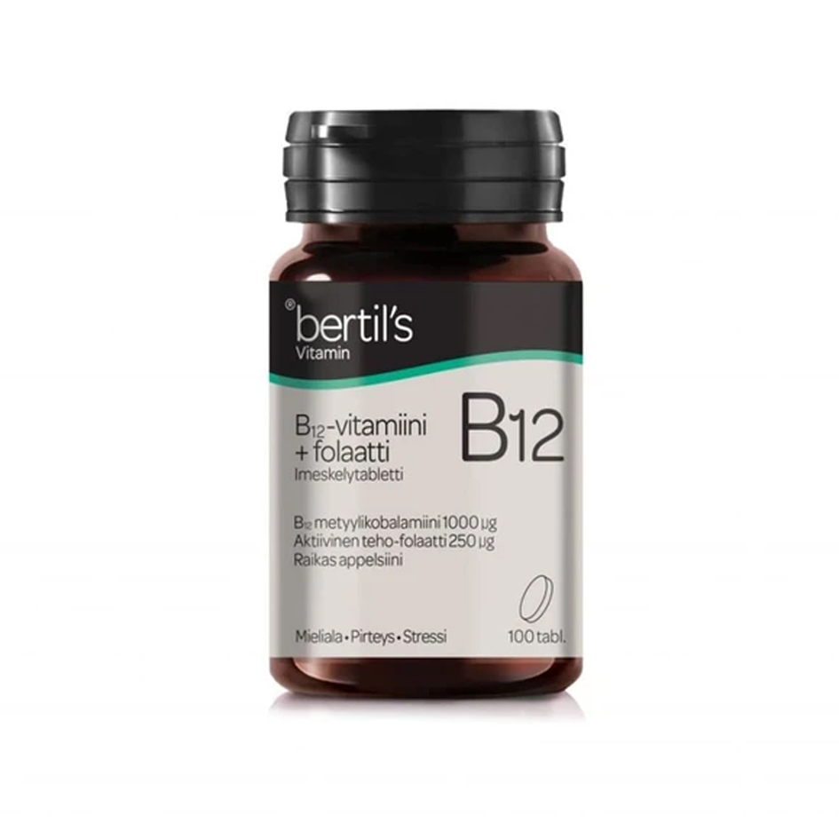 Bertils B12-vitamiini 1000 mcgl 100kpl